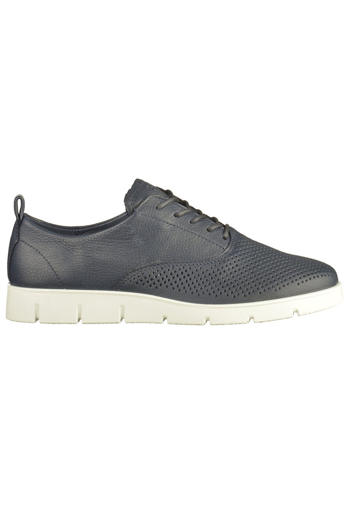 ecco Halbschuhe Leder Dunkelblau - surf4shoes