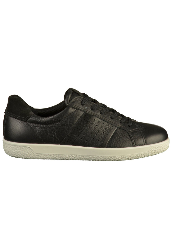 ecco Sneaker Leder Schwarz - surf4shoes