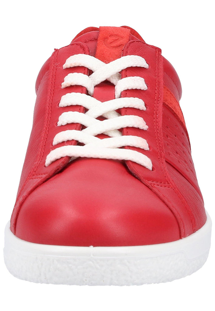 ecco Sneaker Leder Rot - surf4shoes