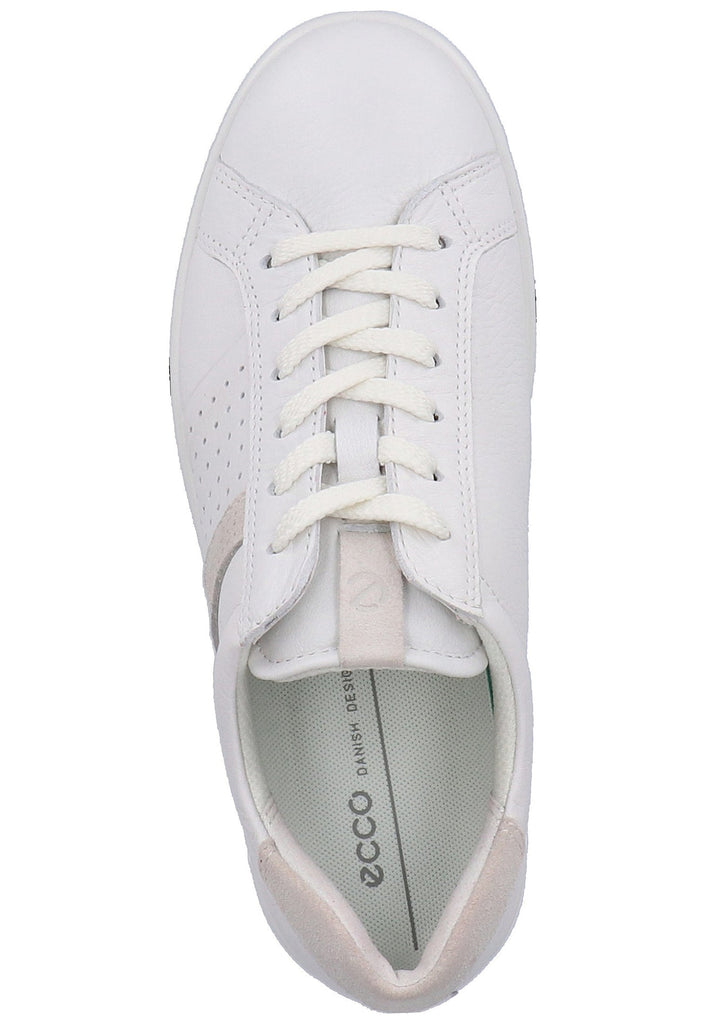 ecco Sneaker Leder Weiß - surf4shoes