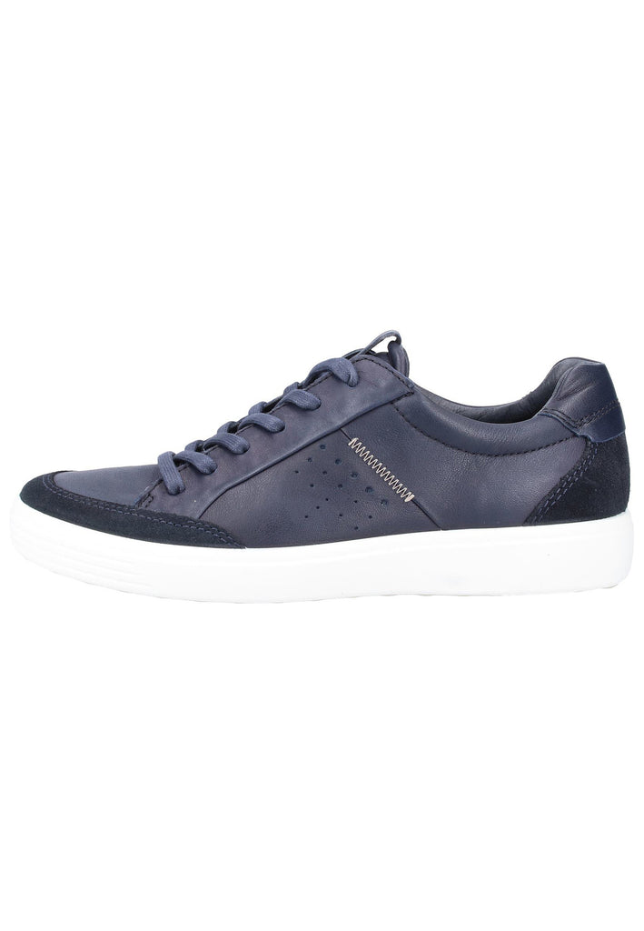 ecco Sneaker Leder Navy - surf4shoes