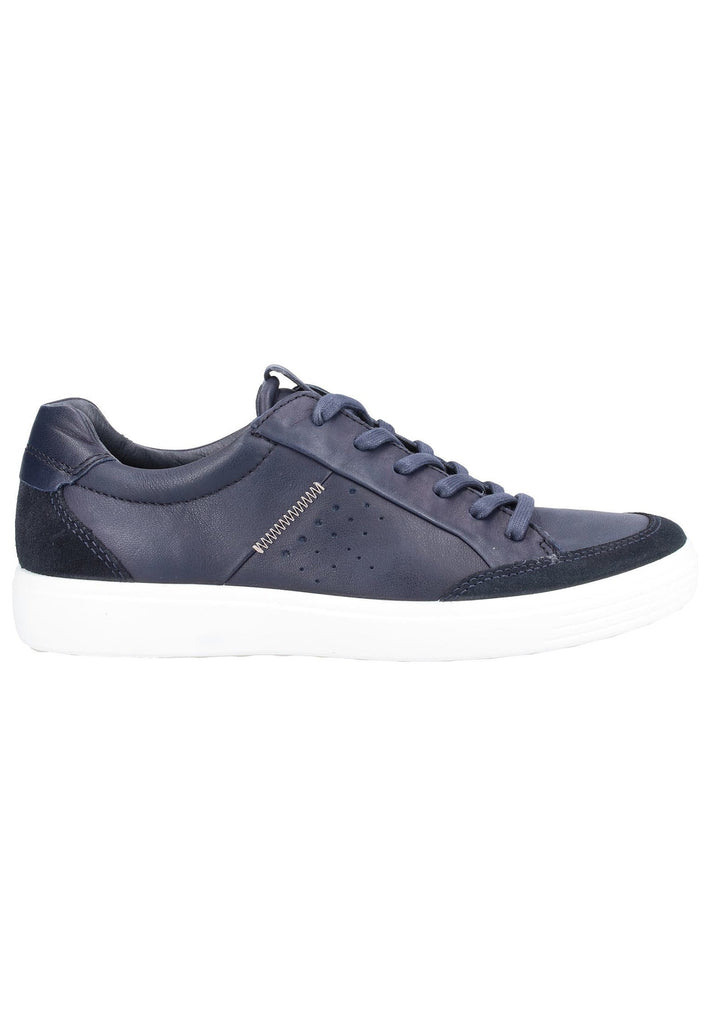 ecco Sneaker Leder Navy - surf4shoes