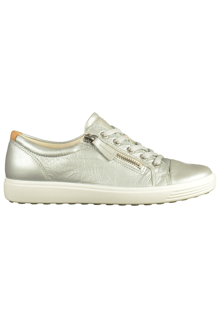 ecco Sneaker Leder Grau - surf4shoes