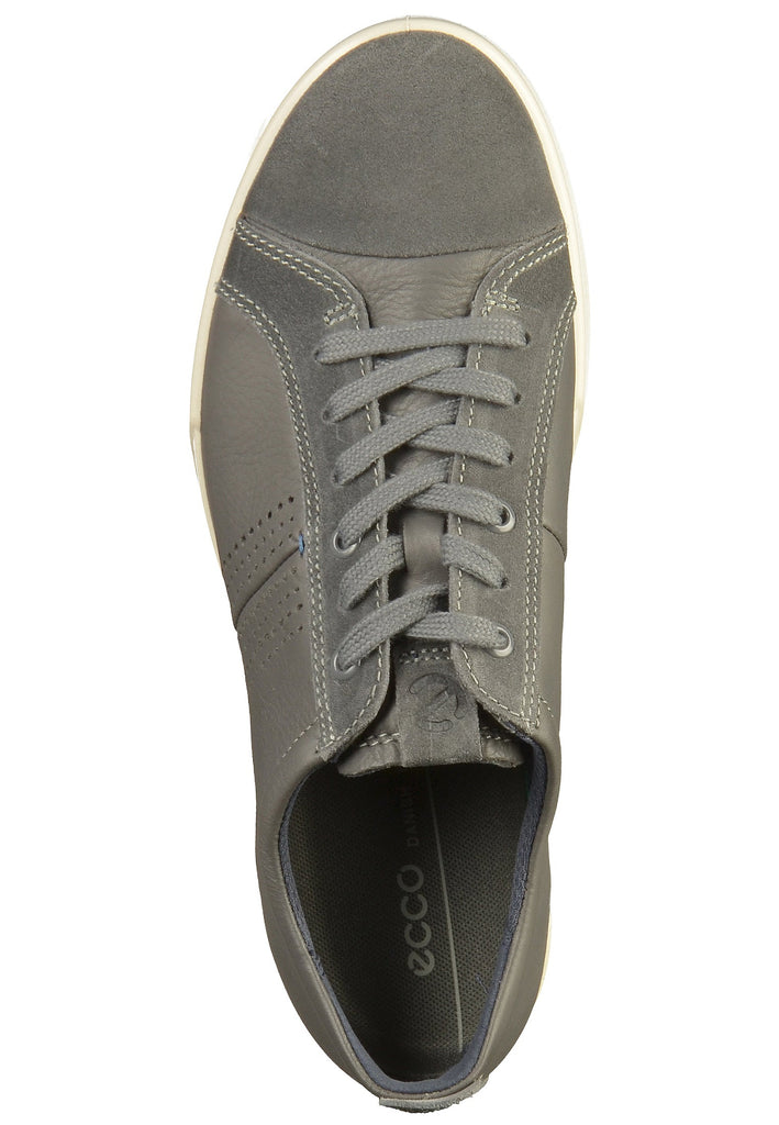 ecco Sneaker Leder Grau - surf4shoes