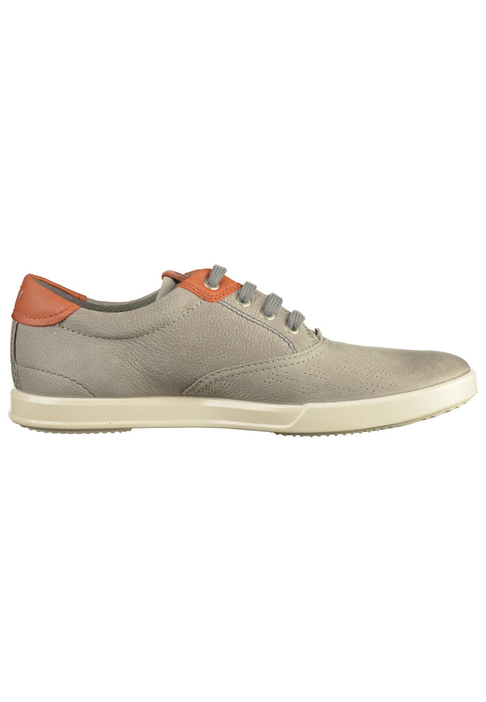 ecco Sneaker Nubukleder Grau/Braun - surf4shoes