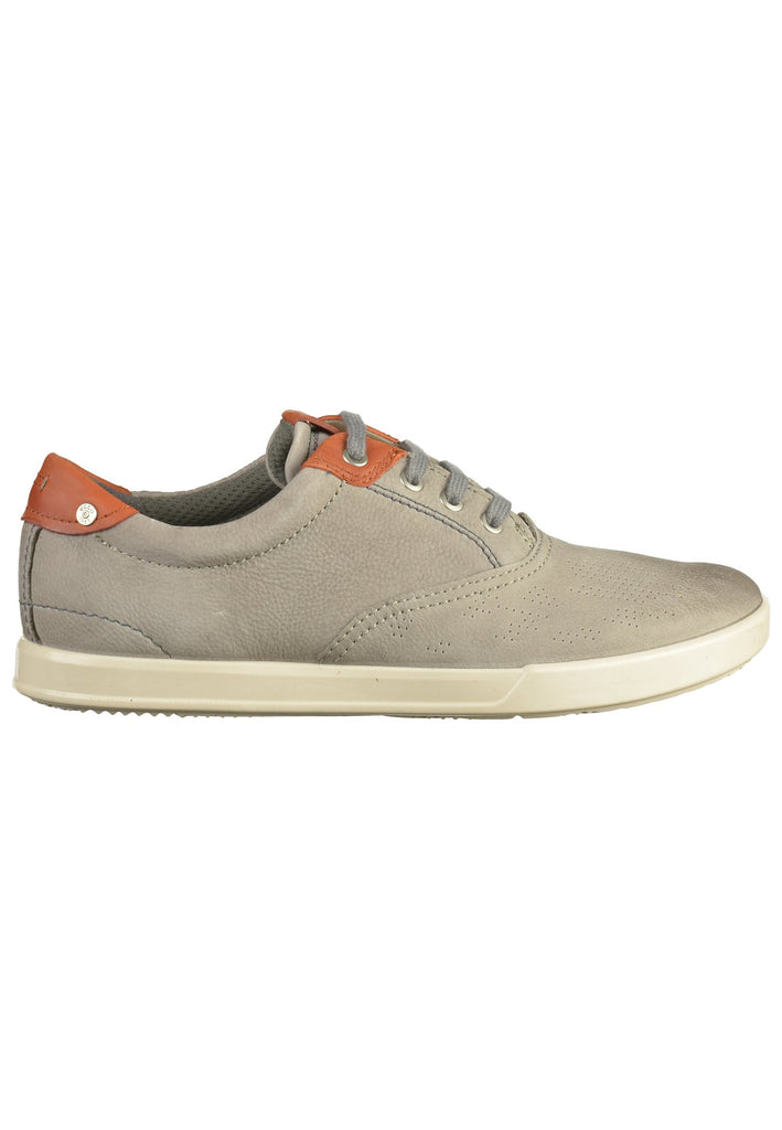 ecco Sneaker Nubukleder Grau/Braun - surf4shoes