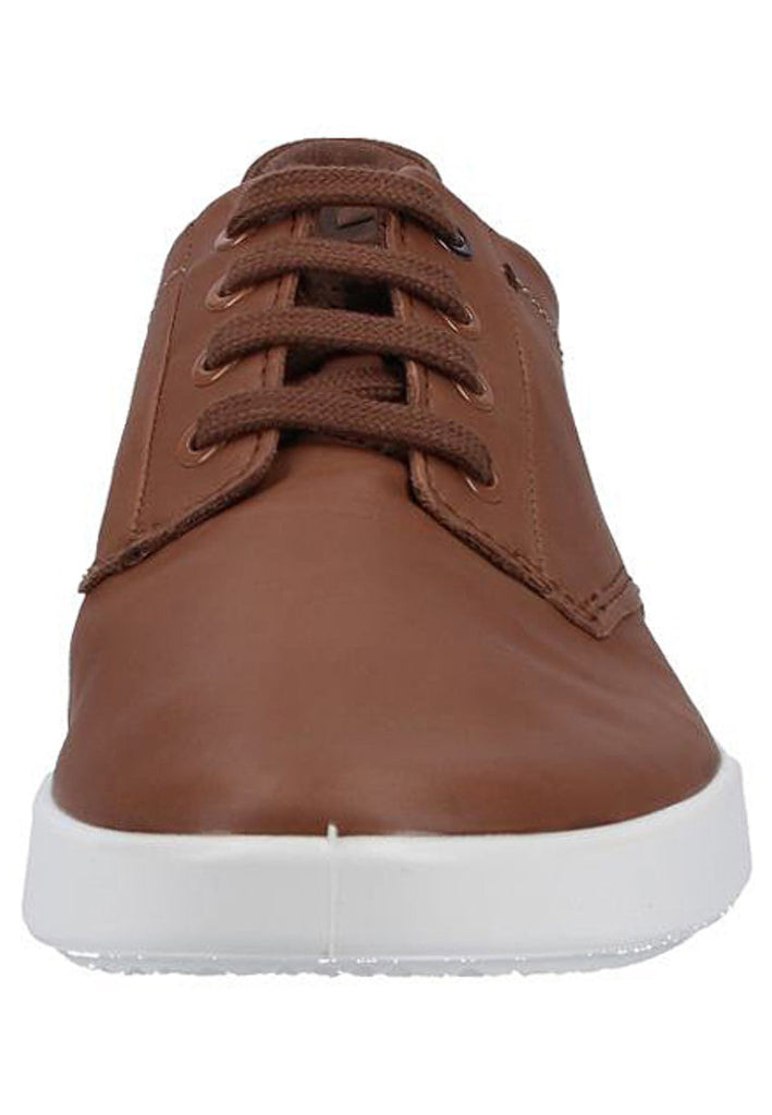 ecco Sneaker Leder Braun - surf4shoes
