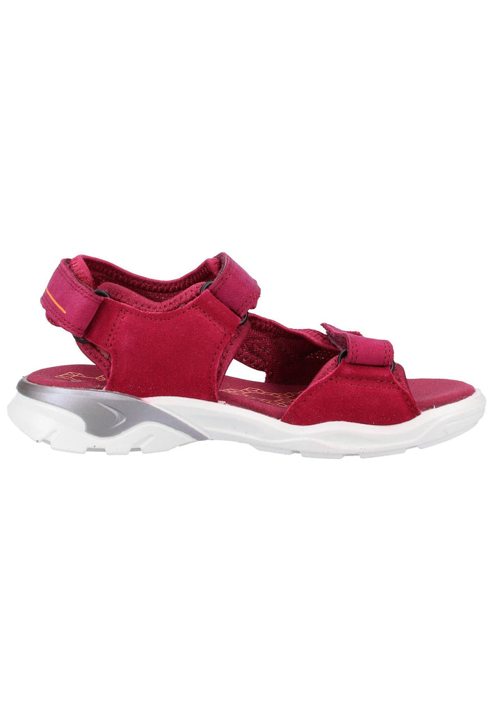 ecco Wanderschuhe Leder Rot - surf4shoes