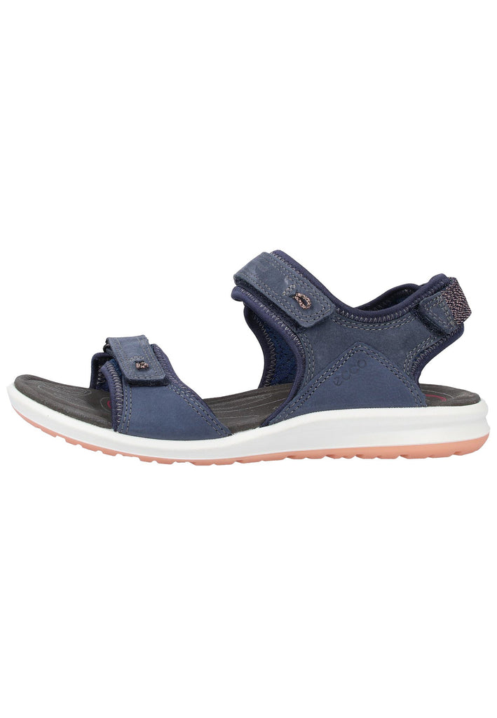 ecco Sandalen Leder Marine - surf4shoes