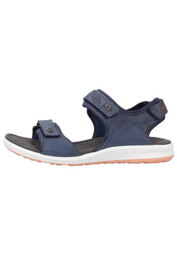 ecco Sandalen Leder Marine - surf4shoes