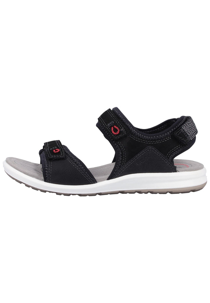 ecco Sandalen Leder Schwarz - surf4shoes