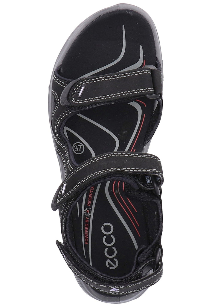 ecco Wanderschuhe Leder Schwarz - surf4shoes