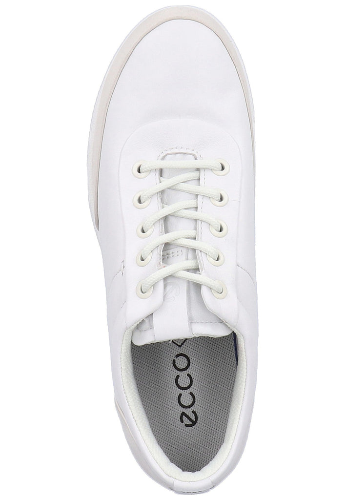 ecco Sneaker Nubukleder Weiß - surf4shoes