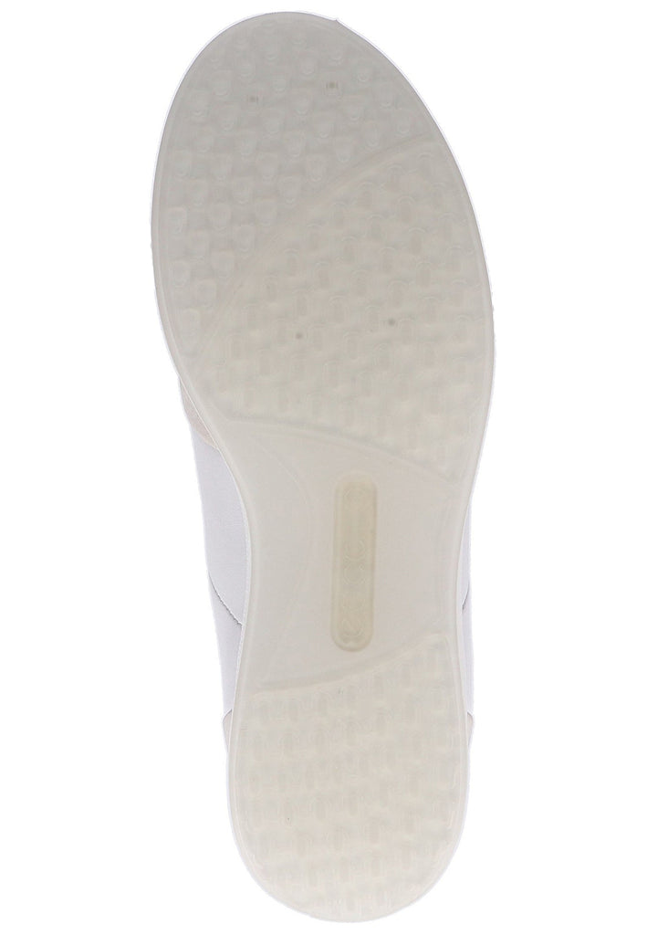 ecco Sneaker Nubukleder Weiß - surf4shoes