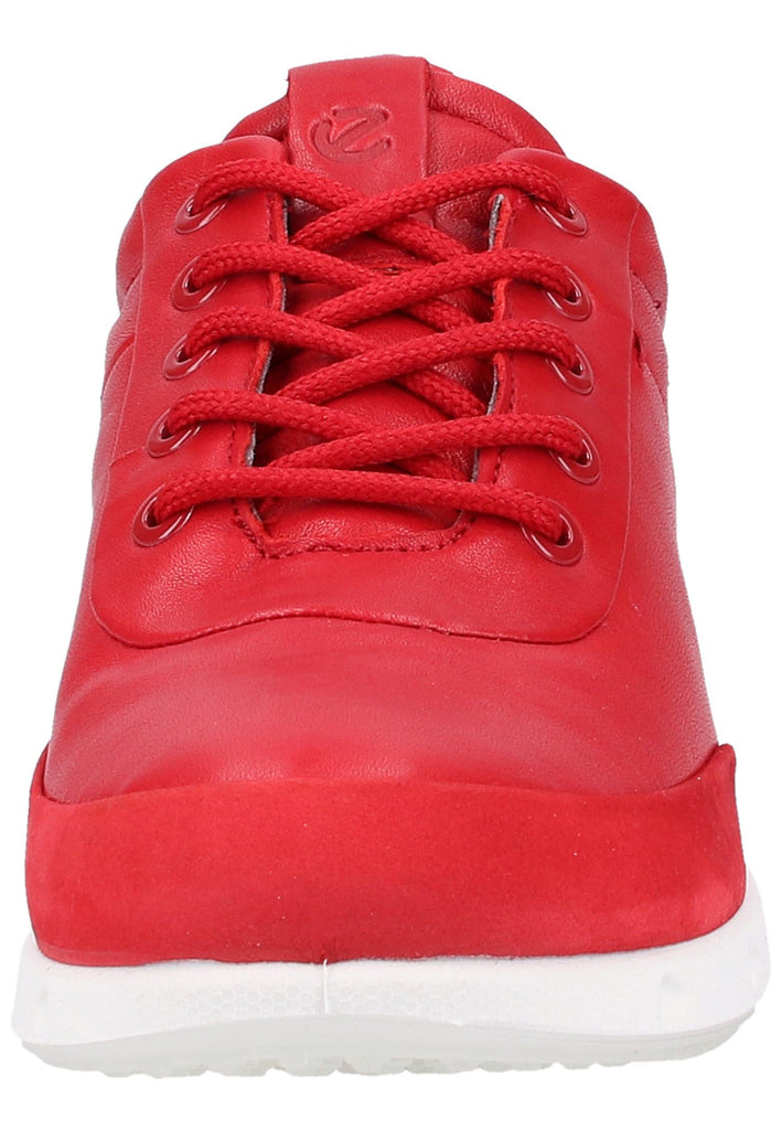 ecco Sneaker Leder Rot - surf4shoes