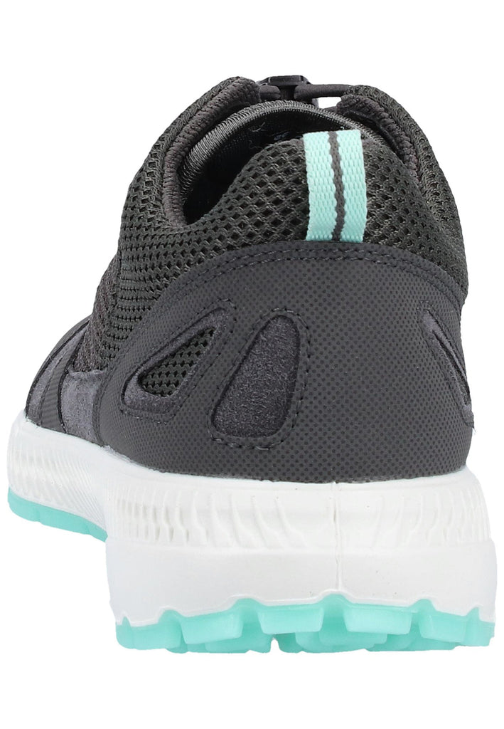 ecco Sneaker Lederimitat Dunkelgrau - surf4shoes