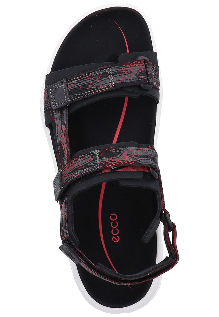 ecco Wanderschuhe Lederimitat Schwarz - surf4shoes