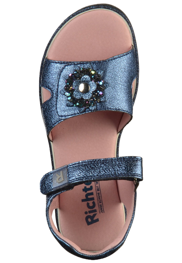 Richter Sandalen Leder/Textil Pazifik - surf4shoes