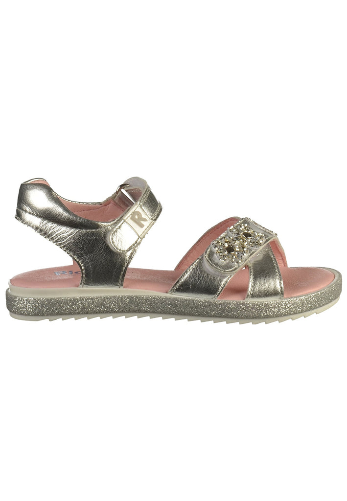 Richter Sandalen Leder/Textil Silber - surf4shoes