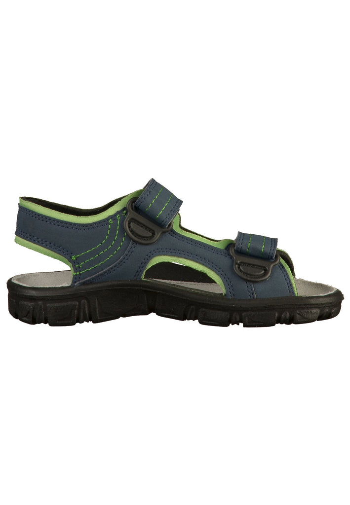 Richter Sandalen Textil Blau/Grün - surf4shoes