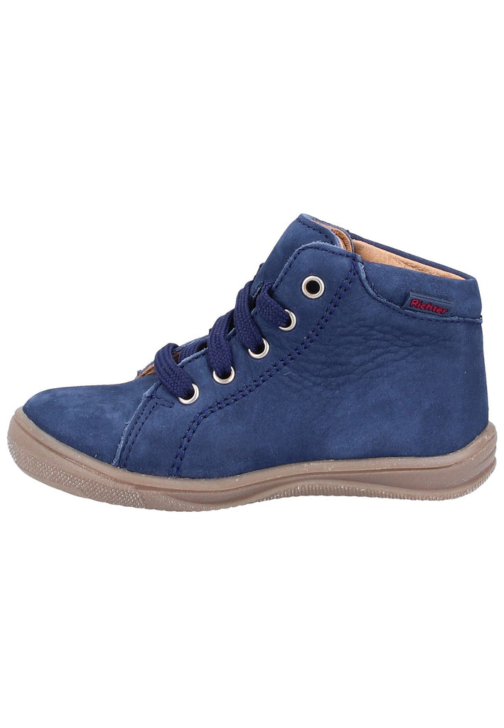 Richter Sneaker Nubukleder Blau - surf4shoes