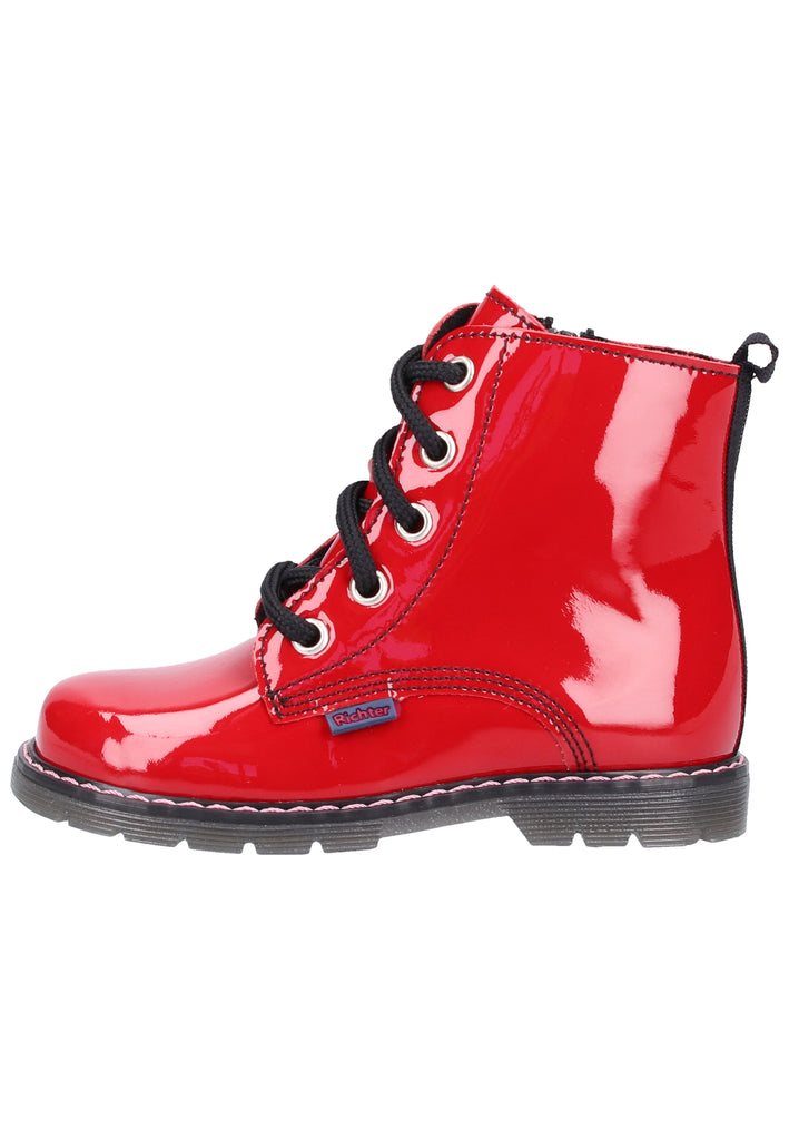 Richter Stiefelette Leder Rot - surf4shoes