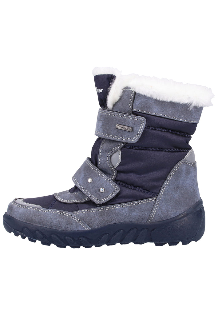 Richter Stiefel Leder/Textil Grau Warmfutter - surf4shoes