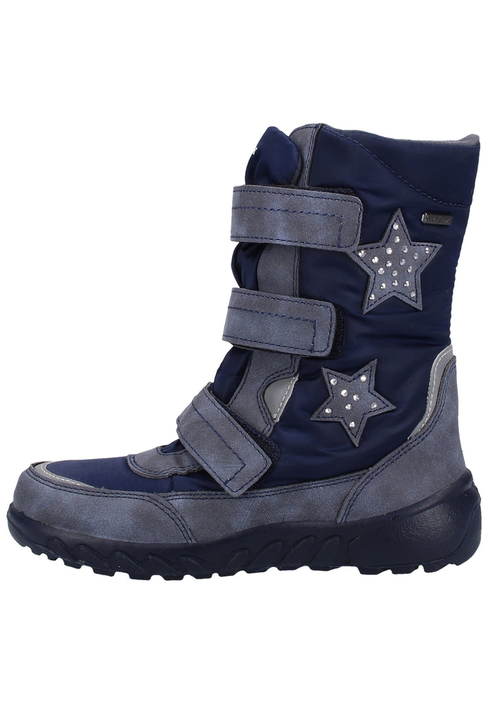 Richter Stiefel Leder/Textil Grau Warmfutter - surf4shoes