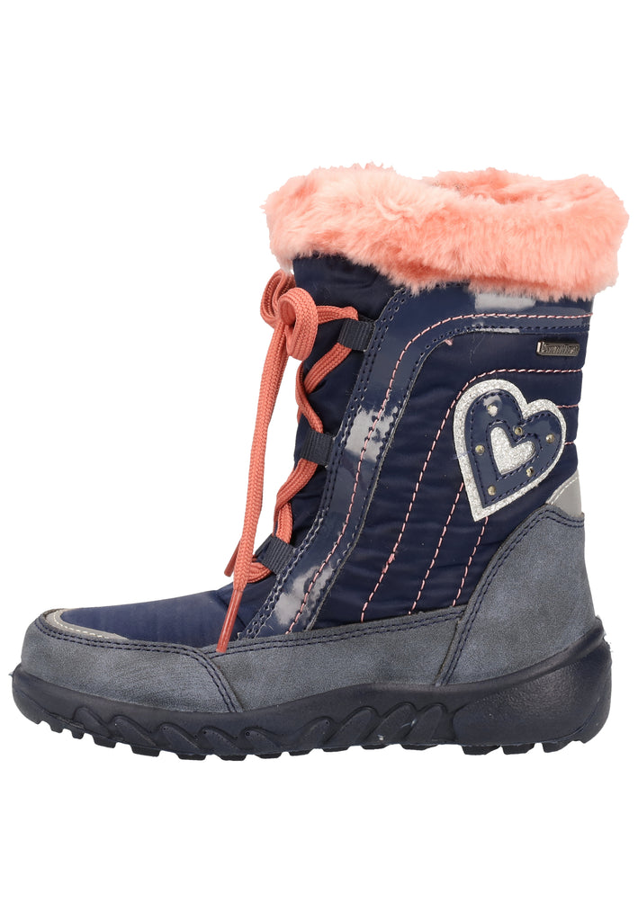 Richter Stiefel Leder/Textil Blau Warmfutter - surf4shoes