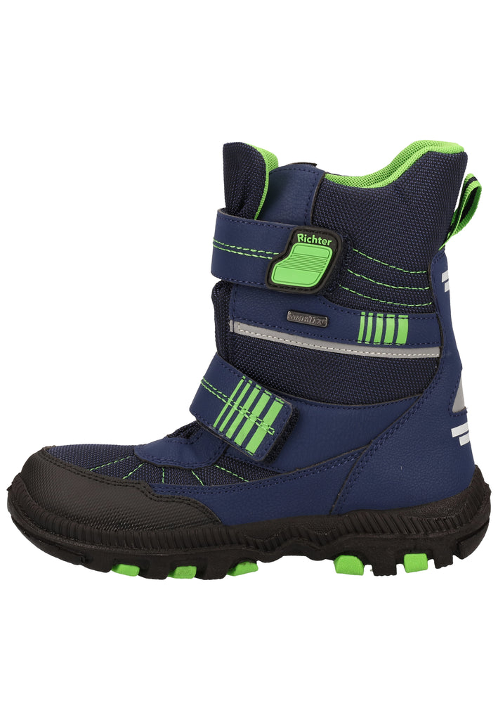 Richter Stiefel Leder/Textil Blau Warmfutter - surf4shoes