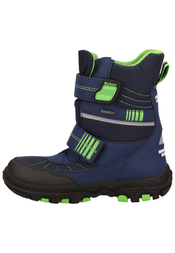 Richter Stiefel Leder/Textil Blau Warmfutter - surf4shoes
