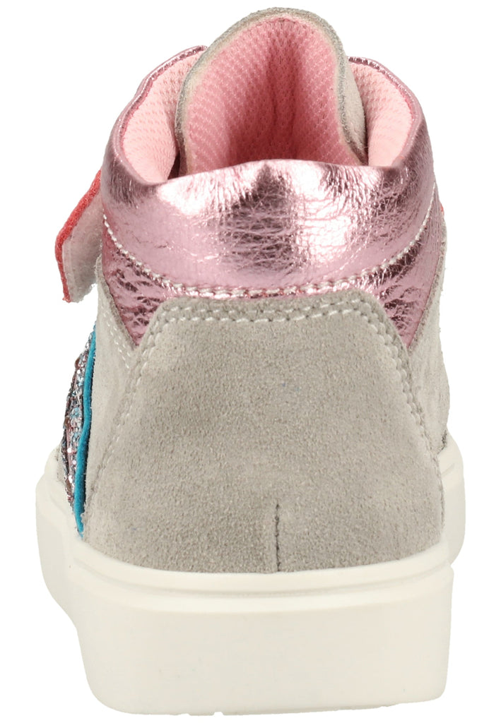 Richter Sneaker Veloursleder/Textil Grau/Rosa - surf4shoes