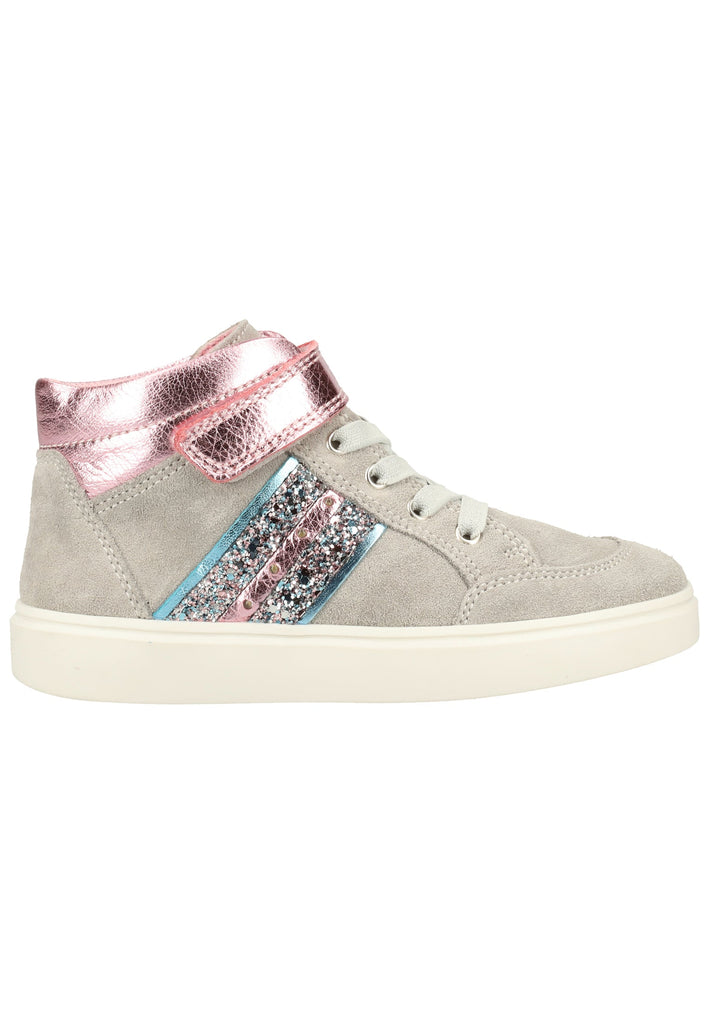Richter Sneaker Veloursleder/Textil Grau/Rosa - surf4shoes