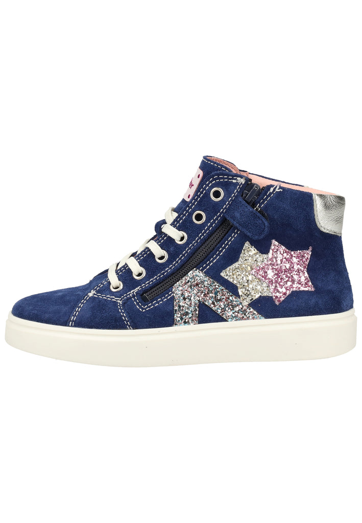 Richter Sneaker Veloursleder Blau/Pink - surf4shoes