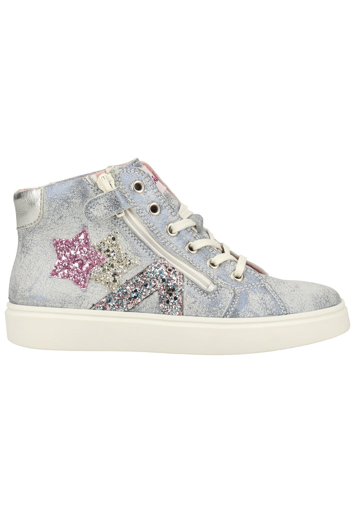 Richter Sneaker Leder Hellblau/Silber - surf4shoes