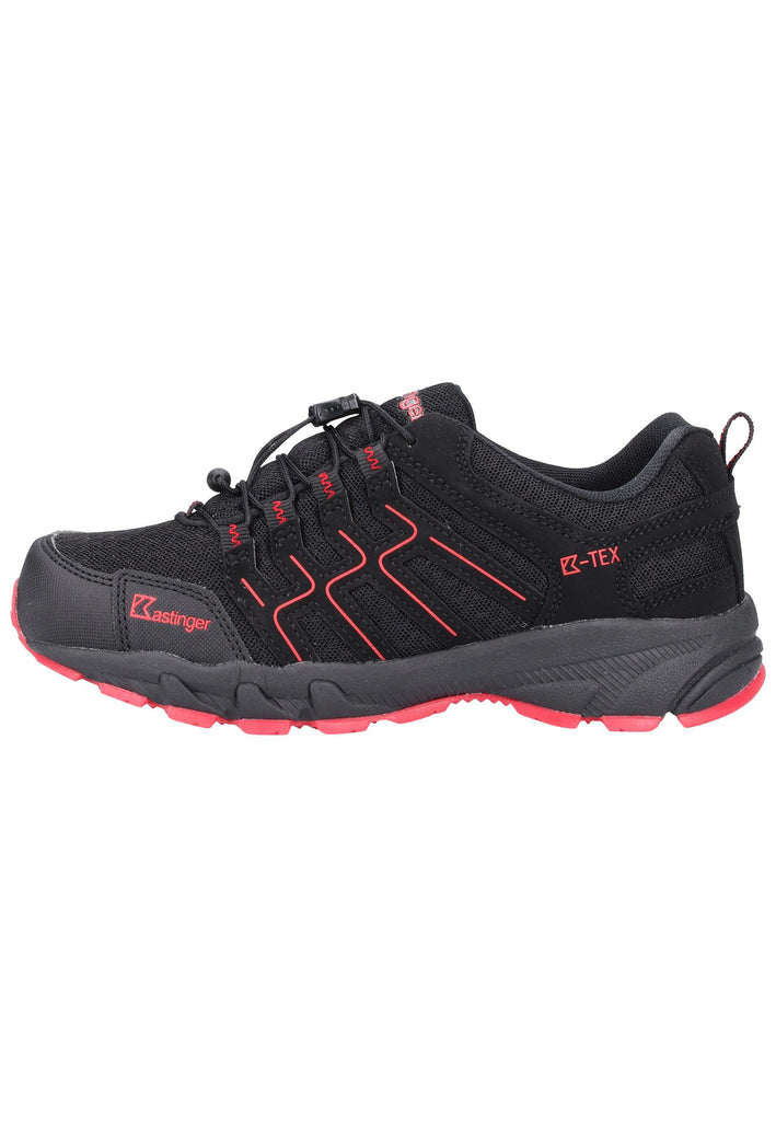 Kastinger Wanderschuhe Lederimitat/Mesh Schwarz - surf4shoes