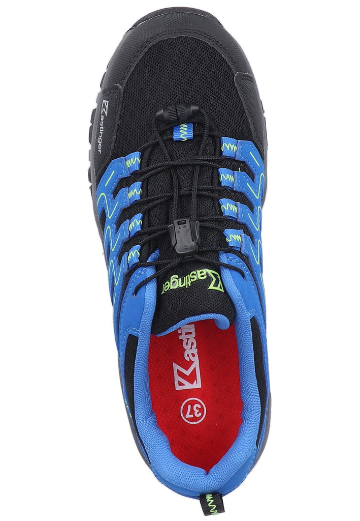 Kastinger Wanderschuhe Lederimitat/Mesh Schwarz - surf4shoes