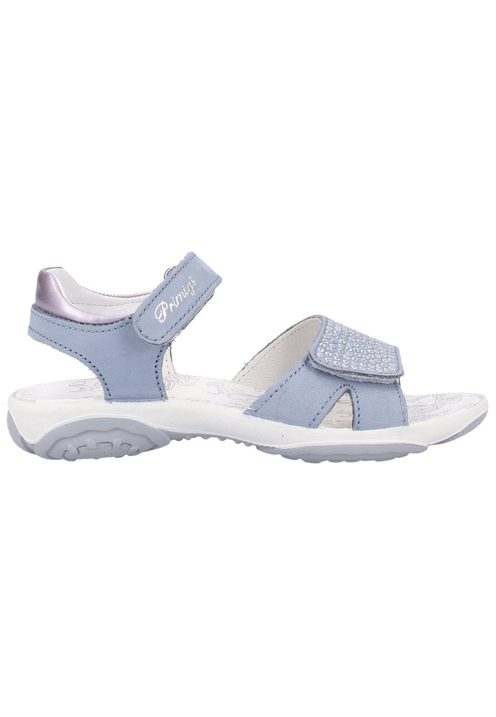 Primigi Sandalen Nubukleder Hellblau - surf4shoes