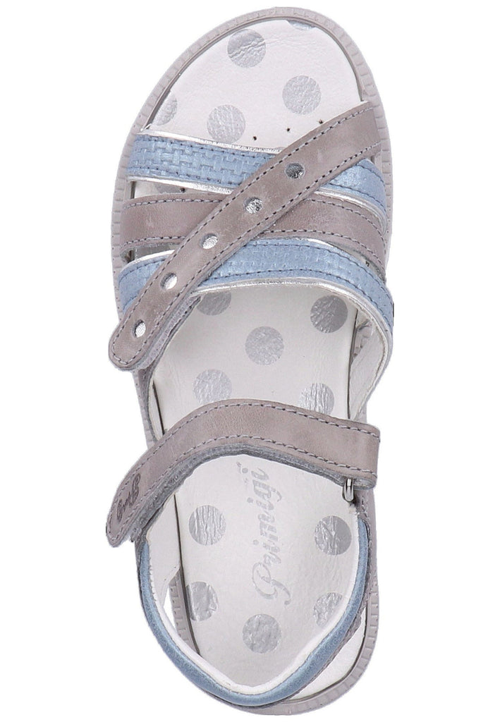 Primigi Sandalen Leder Grau/Blau - surf4shoes