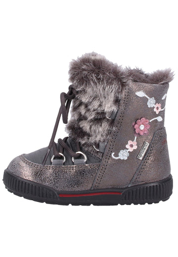 Primigi Stiefel Leder/Synthetik Anthrazit Warmfutter - surf4shoes