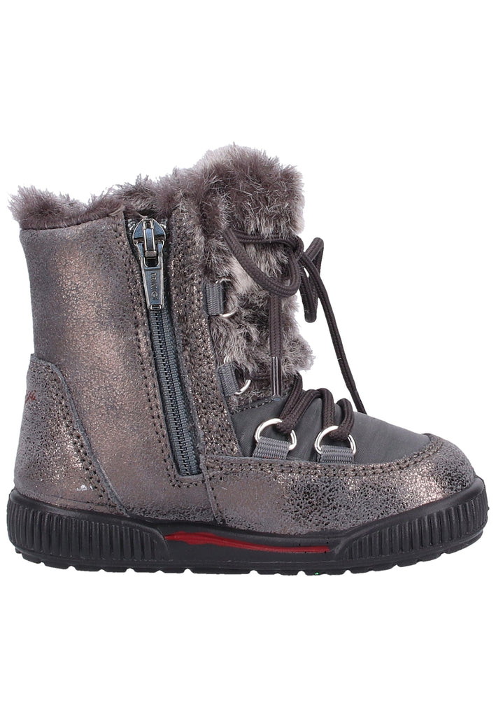 Primigi Stiefel Leder/Synthetik Anthrazit Warmfutter - surf4shoes