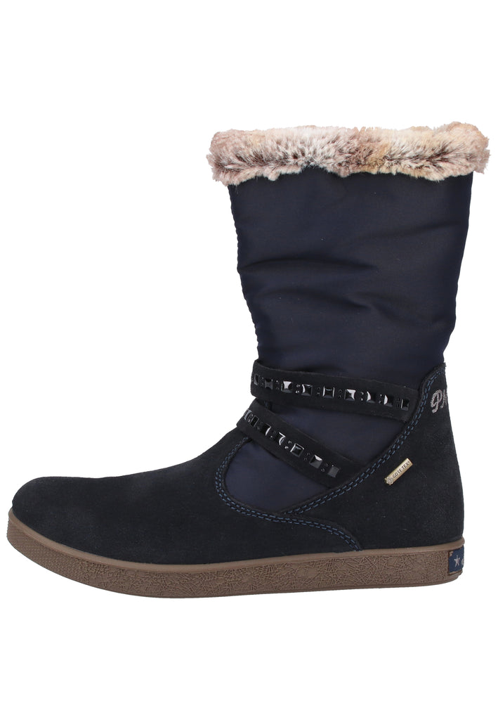 Primigi Stiefel Leder Dunkelblau Warmfutter - surf4shoes