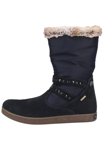 Primigi Stiefel Leder Dunkelblau Warmfutter - surf4shoes