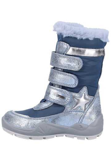 Primigi Stiefel Leder Blau Warmfutter - surf4shoes