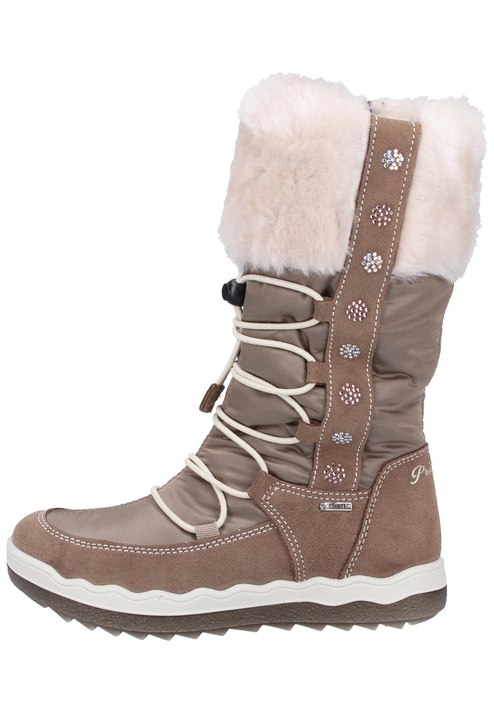 Primigi Stiefel Leder Beige Warmfutter - surf4shoes