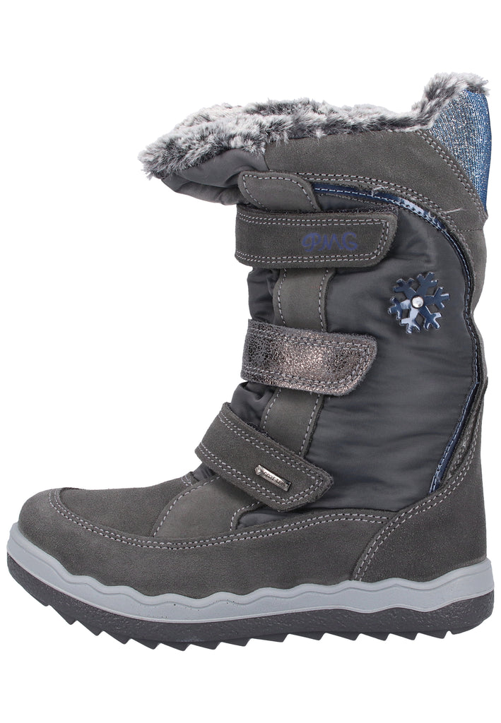 Primigi Stiefel Leder Grau Warmfutter - surf4shoes