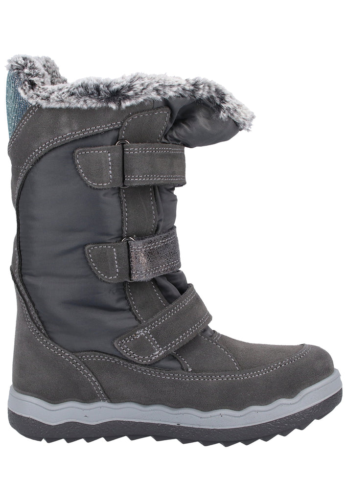 Primigi Stiefel Leder Grau Warmfutter - surf4shoes