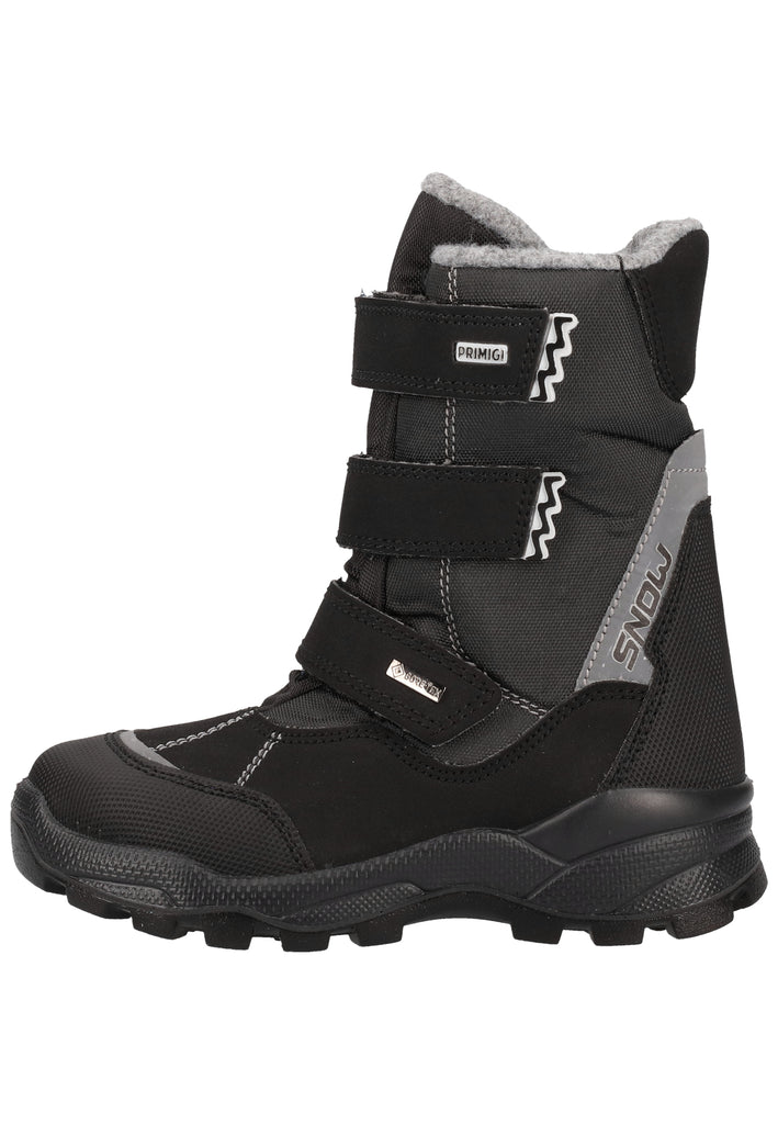 Primigi Stiefel Leder/Textil Schwarz Warmfutter - surf4shoes