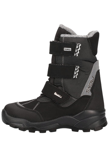 Primigi Stiefel Leder/Textil Schwarz Warmfutter - surf4shoes