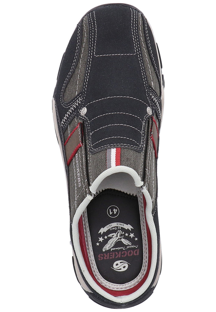 Dockers Clogs Lederimitat/Textil Schwarz - surf4shoes